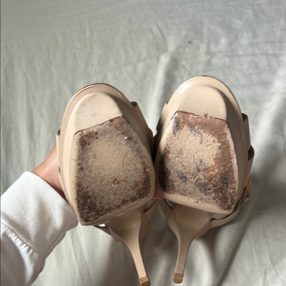 Authentic YSL Tribute Platform Sandals Heels 75mm - leather - Picture 8 of 12